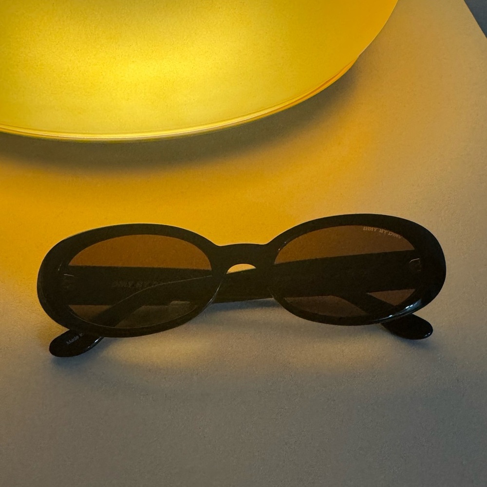Dmy by dmy black Oval Sunglasses